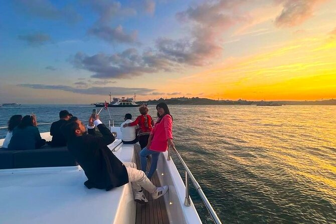 Scenic Bosphorus Sunset Cruise – 2.5 Hours of Luxury & Views - Boarding at Kabataş and settling onto the boat