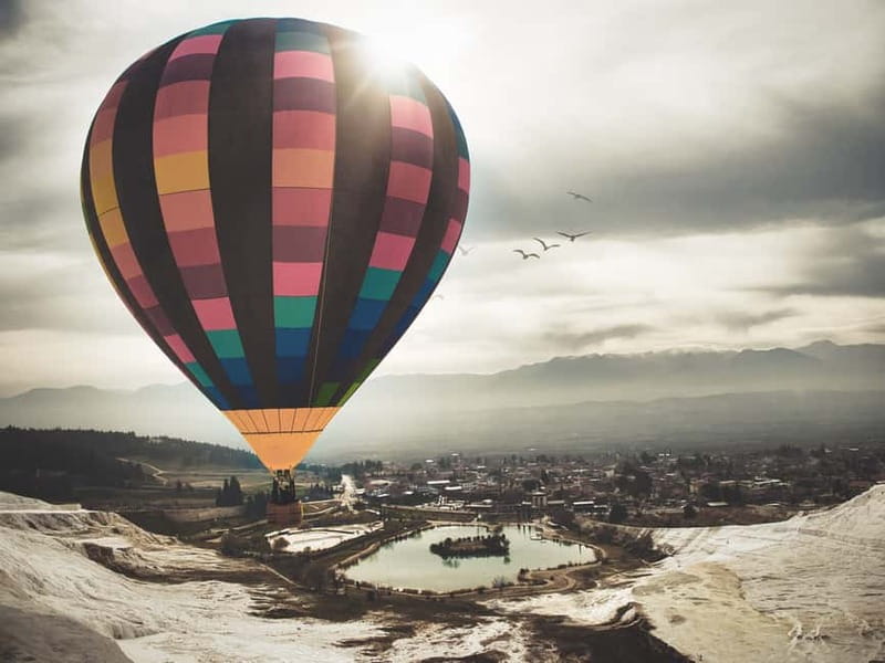 Side/Alanya: Pamukkale Hot Air Balloon Flight w/Lunch - The 3-hour ride from Side to Pamukkale