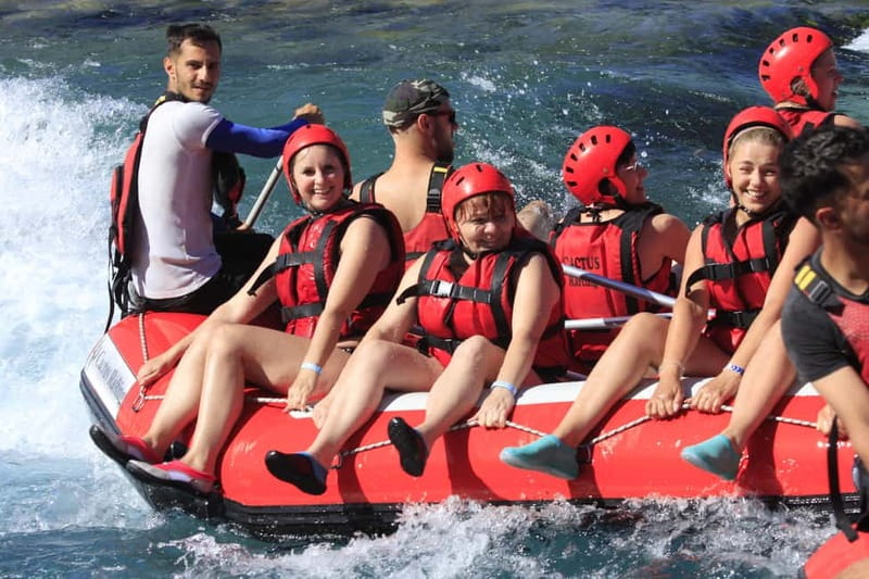 Side/Antalya: Canyon Rafting, Buggy or Quad, & Zipline Tour - Swimming 400 meters before the rafting boats