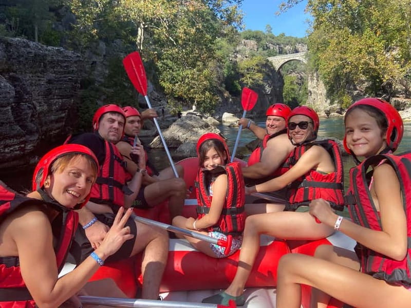 Side/Antalya: Canyon Rafting, Buggy or Quad, & Zipline Tour - Rafting through rapids and swimming stops