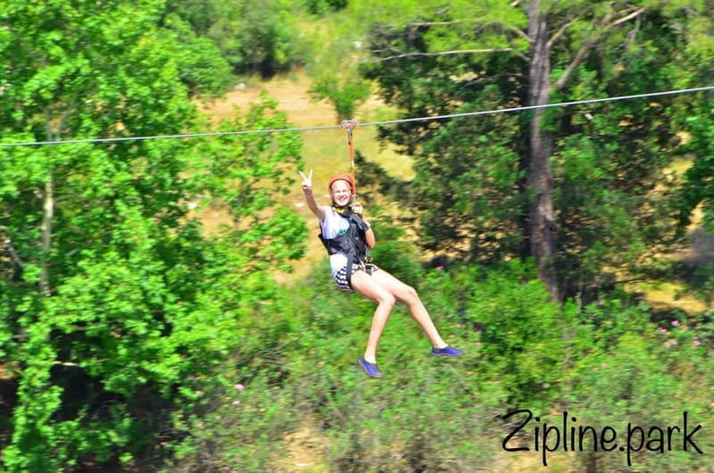 Side/Antalya: Canyon Rafting, Buggy or Quad, & Zipline Tour - Riverside lunch after the action