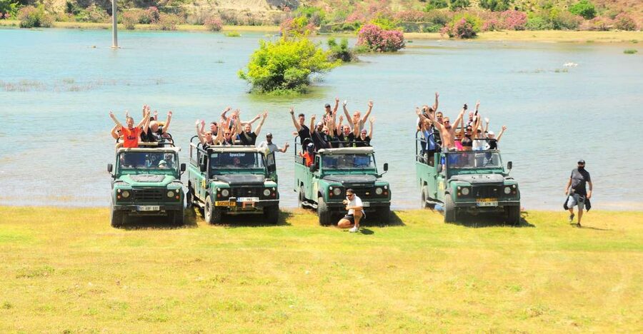 Side: Green Canyon and Waterfall Jeep Safari with Lunch - Off-road through the Taurus Mountains