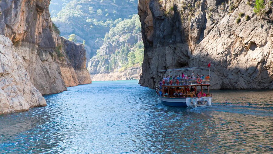 Side: Green Canyon Boat Trip & Bus Safari with Lunch - Manavgat Waterfall and the first sightseeing stops
