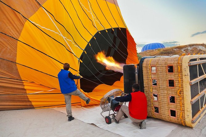 Sunrise Hot Air Balloon Flight Over Göreme & Fairy Chimneys - At the launch site, the setup can be as memorable as the flight