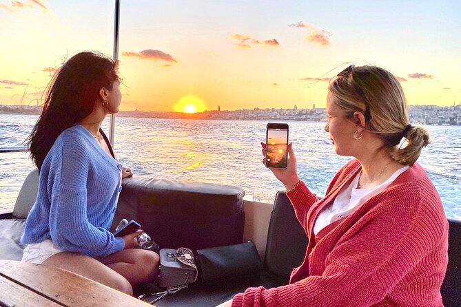 Sunset or Daytime Istanbul Guided Luxury Yacht Cruise with Snacks - Meeting Near Arap Cami