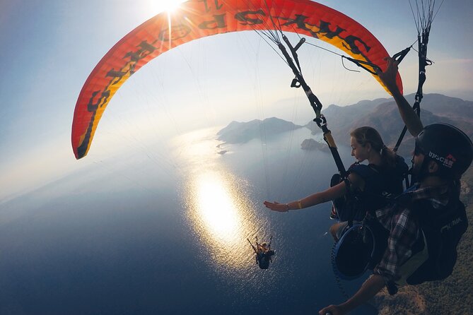 Tandem Paragliding Fethiye, Oludeniz - A gentle landing behind the beach