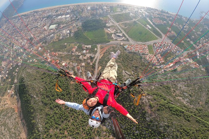 Tandem Paragliding from Antalya (Best Price) - Flying Above Cleopatra Beach at 700 Meters