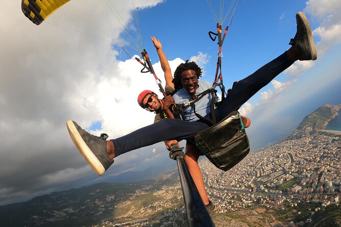 Tandem Paragliding from Antalya (Best Price) - Stop Two: The Glide to Cleopatra Beach