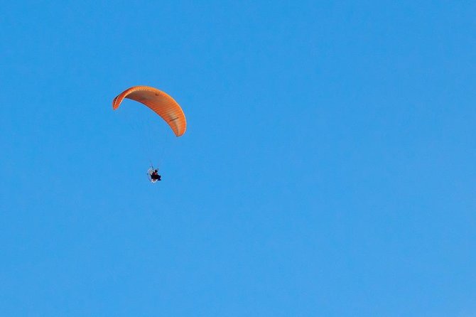 Tandem Paragliding in Alanya - The view over Cleopatra Beach