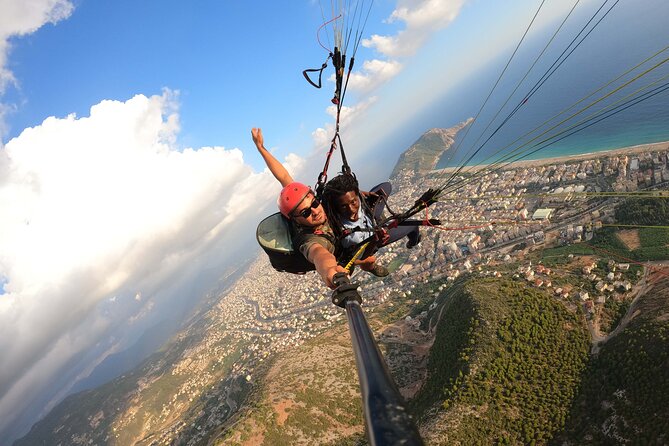 Tandem Paragliding in Alanya with Professional Licensed Pilots - From Your Hotel to the Alanya Launch Site