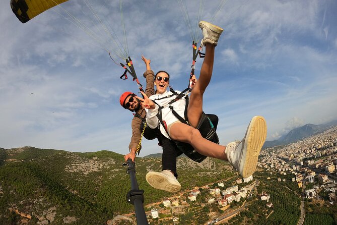 Tandem Paragliding in Alanya with Professional Licensed Pilots - The 700-Meter Takeoff