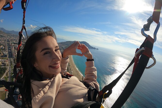 Tandem Paragliding in Alanya with Professional Licensed Pilots - The Landing at Cleopatra Beach