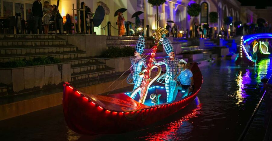 The Land of Legends Night Show & Shopping Avenue - The Long Transfer From Alanya to Belek