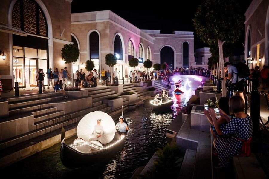 The Land of Legends Night Show & Shopping Avenue - Acrobats, Jetpacks, DJs, and Dance Acts