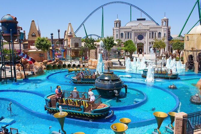 The Land of Legends Theme Park with Transfer from Antalya - Forty Water Slides, Wave Shock, and the Main Pool Areas
