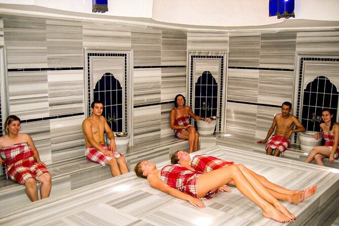 Traditional Turkish Hamam with Hotel or Port Transfer – Bodrum - The sauna, steam room, jacuzzi, and sea views