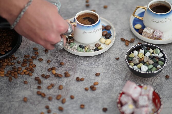 Turkish Coffee on Sand Workshop: Fortune Telling & Gift Set - Tea, Turkish delight, and the social side