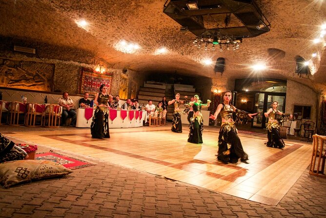 Turkish night show with dinner and unlimited free alcohol - Pickup from Goreme and nearby Cappadocia